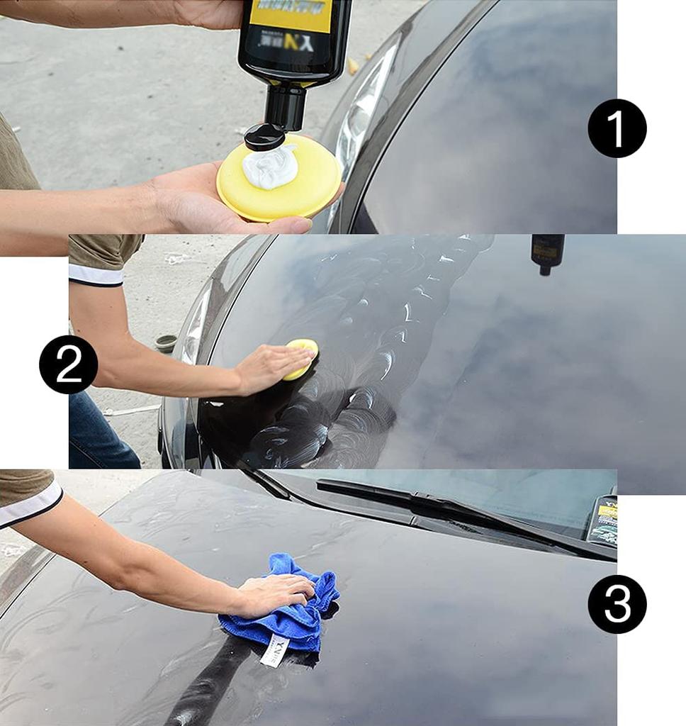 Car Wash Sponges, Pack of 12, Sponges, Diameter 3.9 Inches (10 Cm), Round