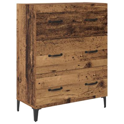 Rustic Sideboard 69.5 X 34 X 90 Cm Engineered Wood