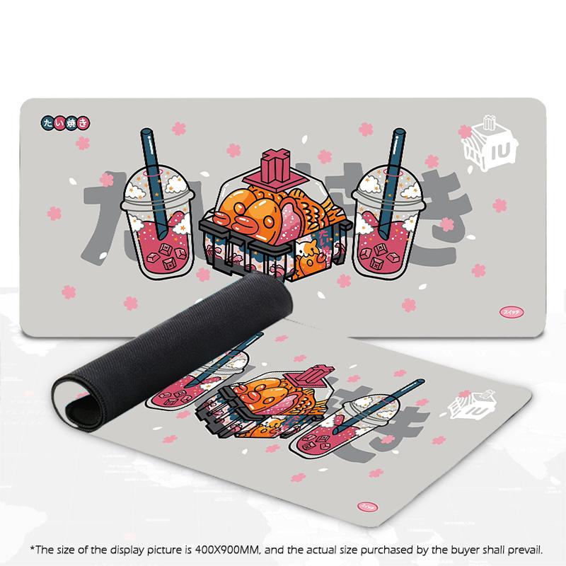 Large Mouse Pad Gaming Mousepad Milk Tea Mouse Mat Switch Gamer Mousepads XXL Pink Table Pads Keyboard Mats Desk Carpets Rugs