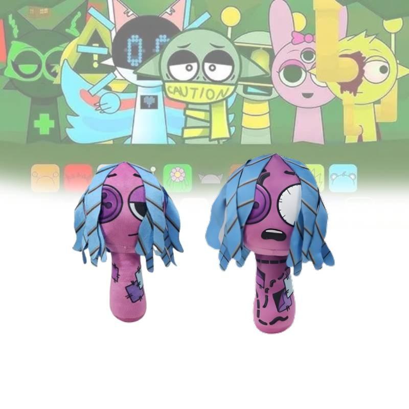 Sprunki Game Blue Plush Toy Stuffed Animals Dolls Cartoon Children Cute Gift