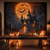 Halloween Photography Background Moon Night Party Decor for Indoor and Outdoor Use