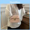 Chic Retro Casual Small Square Handbag Stylish Crossbody Bag In Soft Pu Leather