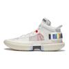 Li Ning Badfive 3 Ultra Flat Slip Resistant Abrasion Resistant Mid Top Basketball Shoes Men's Ivory ABFS011-2