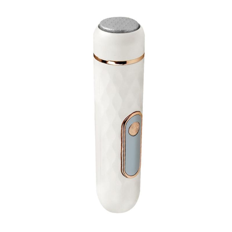 Type-C Rechargeable Electric Foot File with Two Grinding Heads, Heel Care Tool for Dead Skin and Daily Pedicure Use