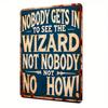 Wizard of Oz Metal Sign 8x12 Inch Tin Wall Art Vintage Quote Decor Home Bar Man Cave