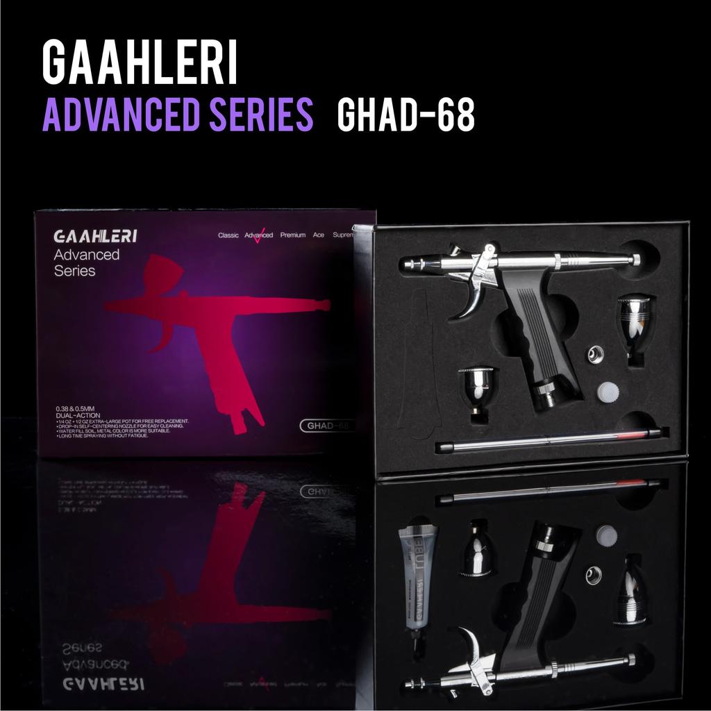 Gaahleri Dual-Action Trigger Airbrush – Advanced Series GHAD-68 (Self-Centering Insert Nozzle / 0.38 & 0.5 mm)