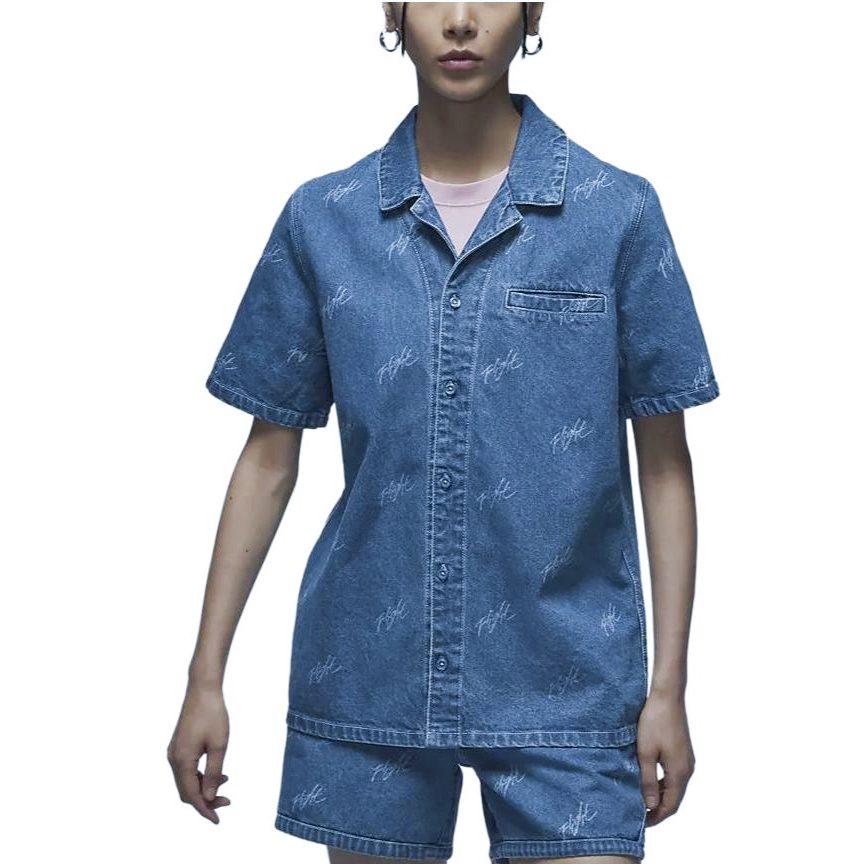 Jordan Giacca di Jeans Donna Blu Stone FN5770-453