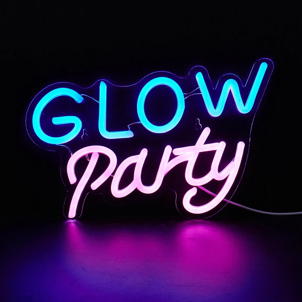 New Enhance Your Home Decor with Stylish, Eye-Catching Glowing Neon Chi-buy USB Powered Party Room Signs - Unique, Colorful Ligh