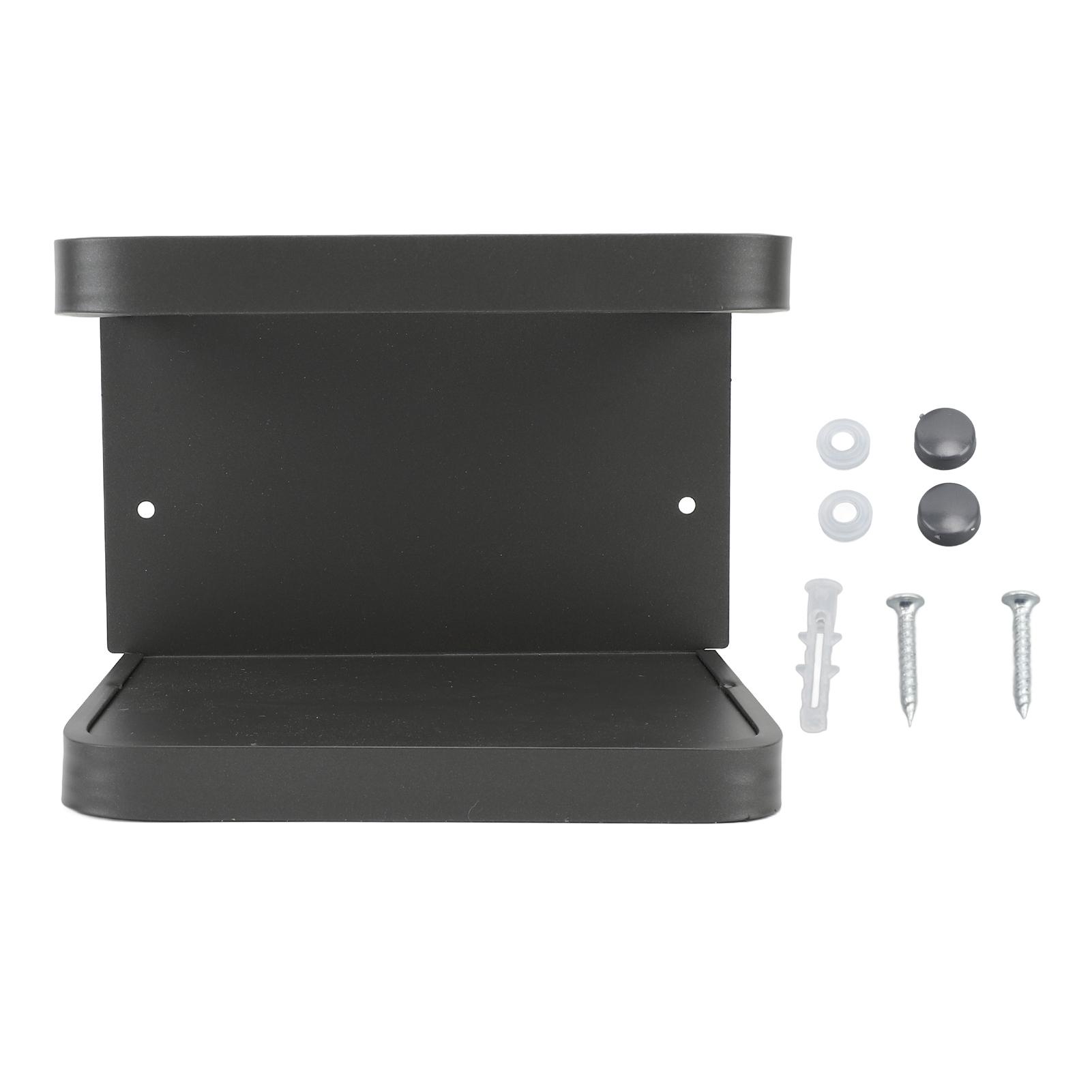 

Полиця для туалетного паперу Настінний нержавіючий алюмінієвий тримач рулону туалетного паперу Простота встановлення Gray