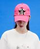 WAIKEI Dog Is Love Star Ball Cap Pink