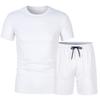 Fashion Jogging Mesh Set Running Training Sports Casual Shorts T-shirt 2-piece