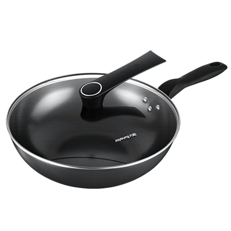 Joyoung 32cm Coating-Free Cast Iron Wok