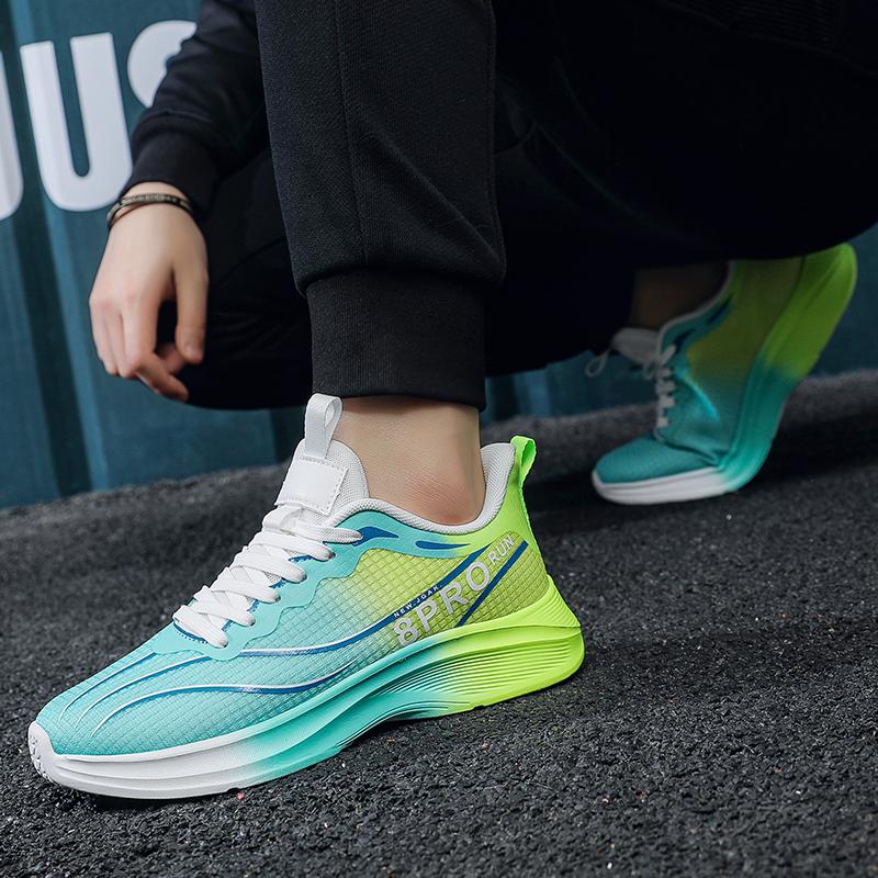 Fashion Size 50 Running Shoes Speciality Carbon Board Marathon Men Sports Breathable Lightweight Comfortable Athletic Nonskid Sneakers