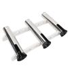 Boat Fishing Rod Holder 3 Link Tubes Stainless Steel Fishing Rod Rack for Marine Yacht Camper RV Fishing Boat