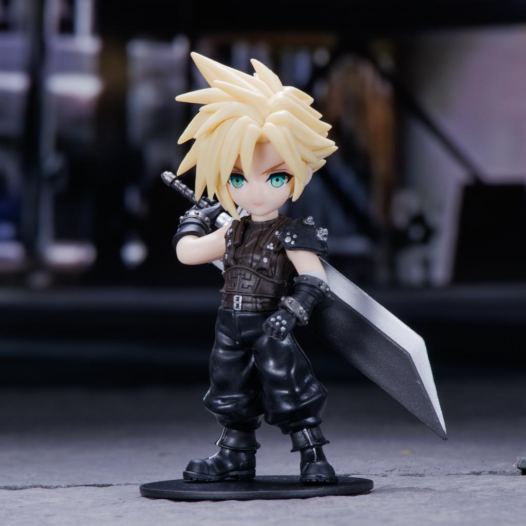FINAL FANTASY Cloud Tifa Aerith zack Pose model, model statue, anime peripherals, small gifts, holiday gifts