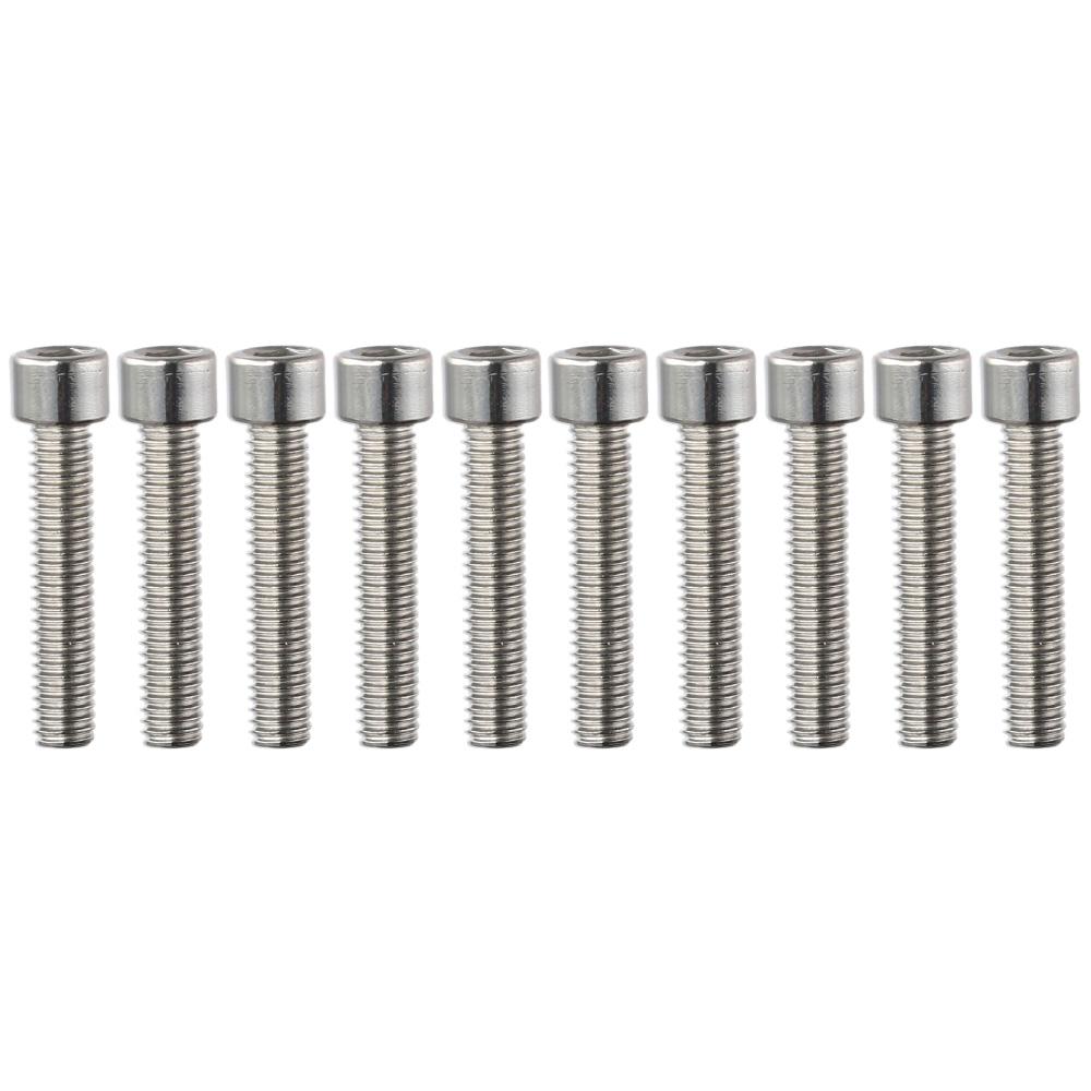 10pcs Stainless Steel Socket Head Cap Screws Silver Countersunk Screws Durable Cup Head  Furniture