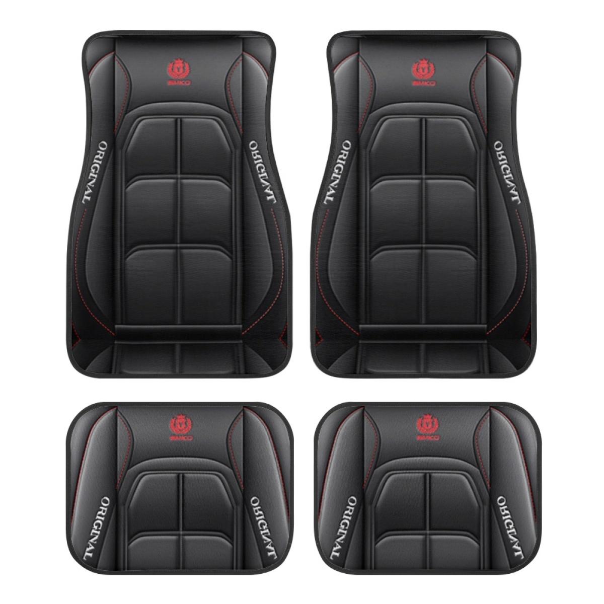 

4pcs Y Car Floor Mats - Rug Pads with Non-Slip Backing, Washable, Universal Fit Car Protection Pad Auto Interior Accessories
