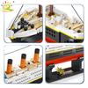 1288pcs Titanic Model Cruise Ship 3D Mini Building Blocks Boat Bricks Collection DIY Toys for Children Gift