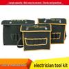 Robuste Werkzeugtasche aus Segeltuch für Elektriker mit individuellen Logo-Optionen