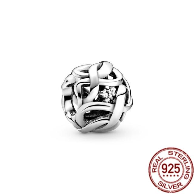 DIY Sparkling Family Tree Rose Flowers Car Heart Charm 925 Sterling Silver Beads Fit Original Fasion Bracelet Fine Jewelry Gift