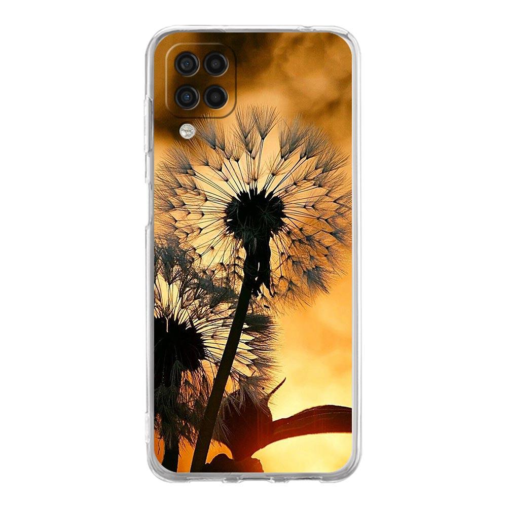 Phone Case For Samsung Galaxy A13 A33 A35 A55 A73 A53 A23 A51 A71 A21S A72 A31 A41 A05s A03S A15 A25 5G Cover flower Dandelion