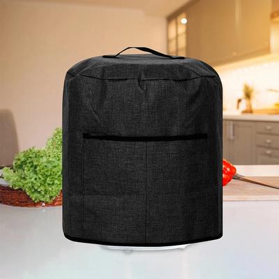 Capa para Air Fryer Capa de Poeira Capa Protetora Redonda Bolsa com 2 Bolsos e Alça para Panela de Pressão Elétrica / Panela de Arroz