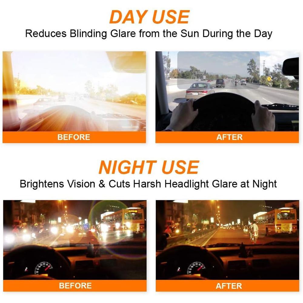 High Quality Car Sun Visor Extension Car Anti Glare Driving HD Visor Universal