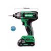 HiKOKI 18V WH18DFCPZ Cordless Brushless Impact Driver CN plug (adapter included)