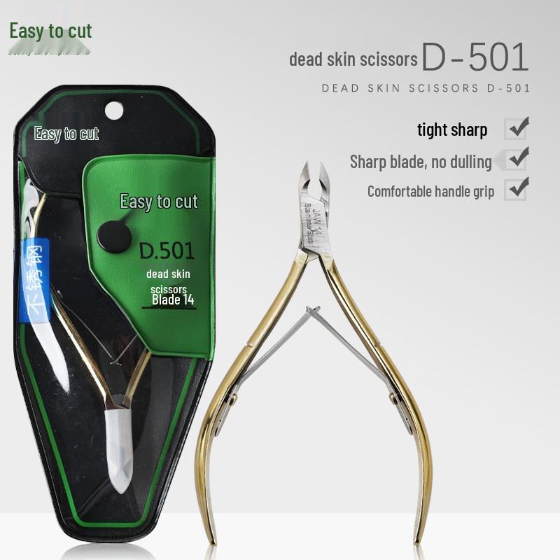 Easy Cut Silver Stainless Steel Cuticle Nippers S.777: Precision Nail Clippers for Manicure and Hangnail Removal