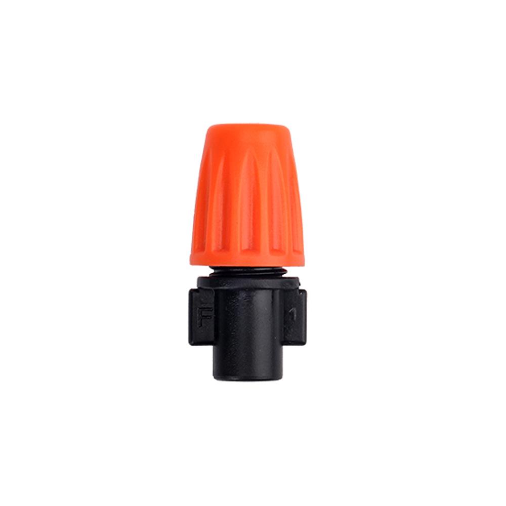 Adjustable Orange Atomizing Nozzle: Micro Sprinkler for Garden Irrigation, Flower Watering, Cooling, and Dust Removal.