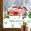 Christmas Cute Bird Wall Sticker Home Decoration Branch Wall Sticker Glass Window Paste Double Sided Visual Decoration Accessory