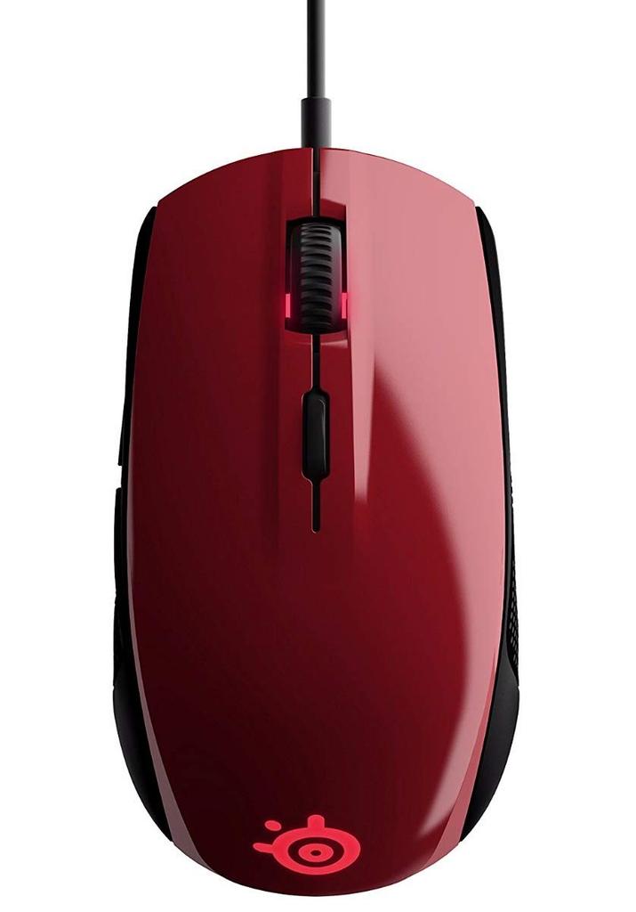 SteelSeries Rival 100 Forged Red Optische Gaming-Maus (Produktcode 62337)