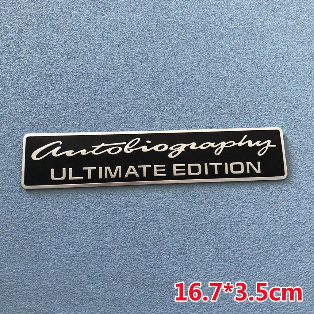 3D Metal SUPERCHARGED Autobiography Car Badge Sticker For Range Rover