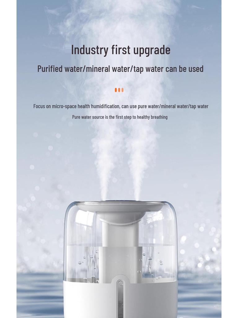 6.8L High Mist Humidifier: Silent Desktop Aromatherapy for Home, Office, Bedroom - USB Portable for Pregnant Users