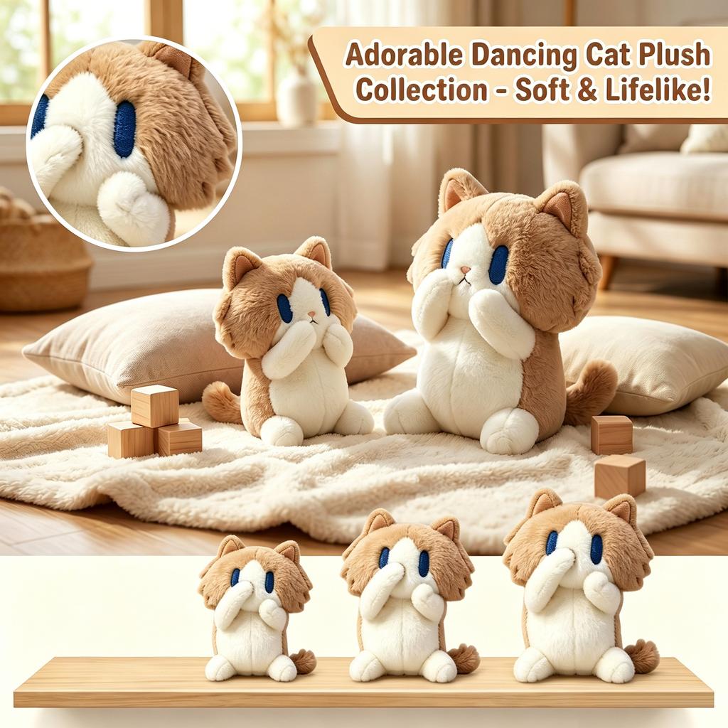 Dancing Plush Toy with Soft Realistic Stuffed Animal for Kids Toddlers