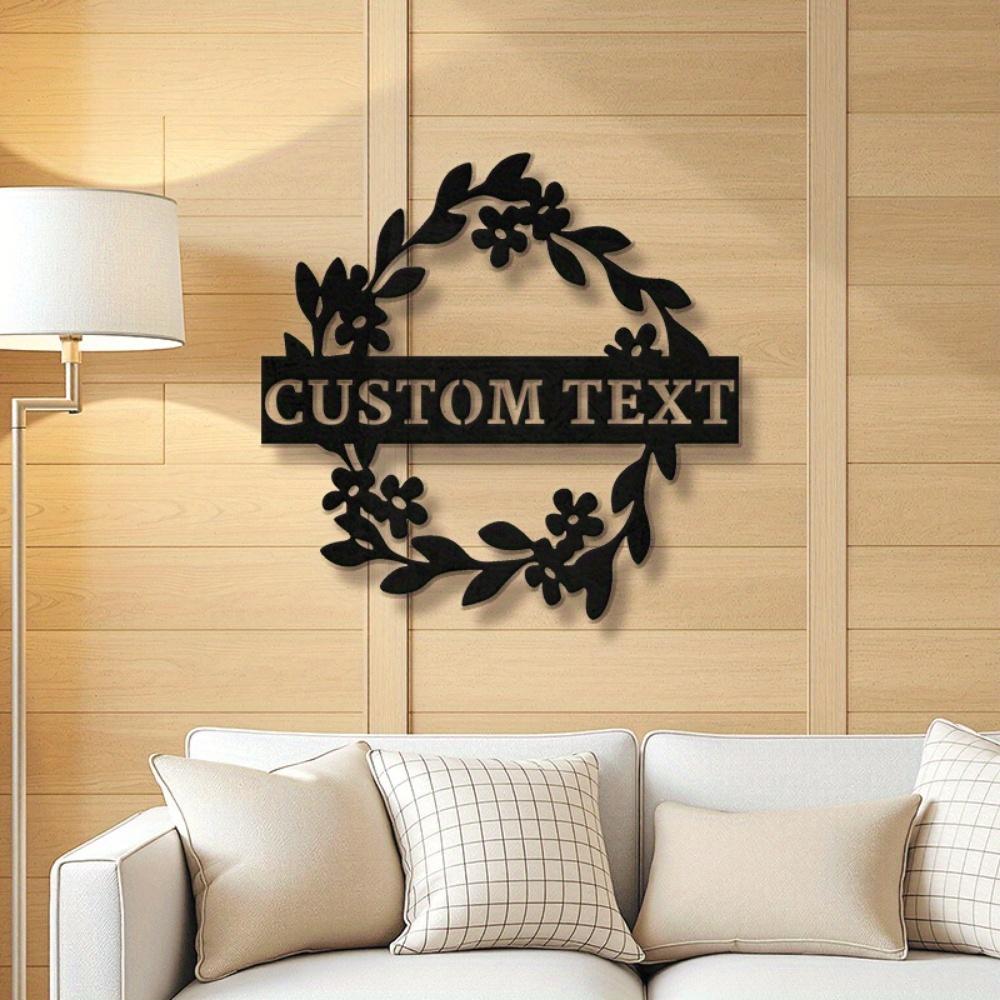 Unique Handmade Personalized Metal Family Crest Timeless Home Decor Celebration Charm