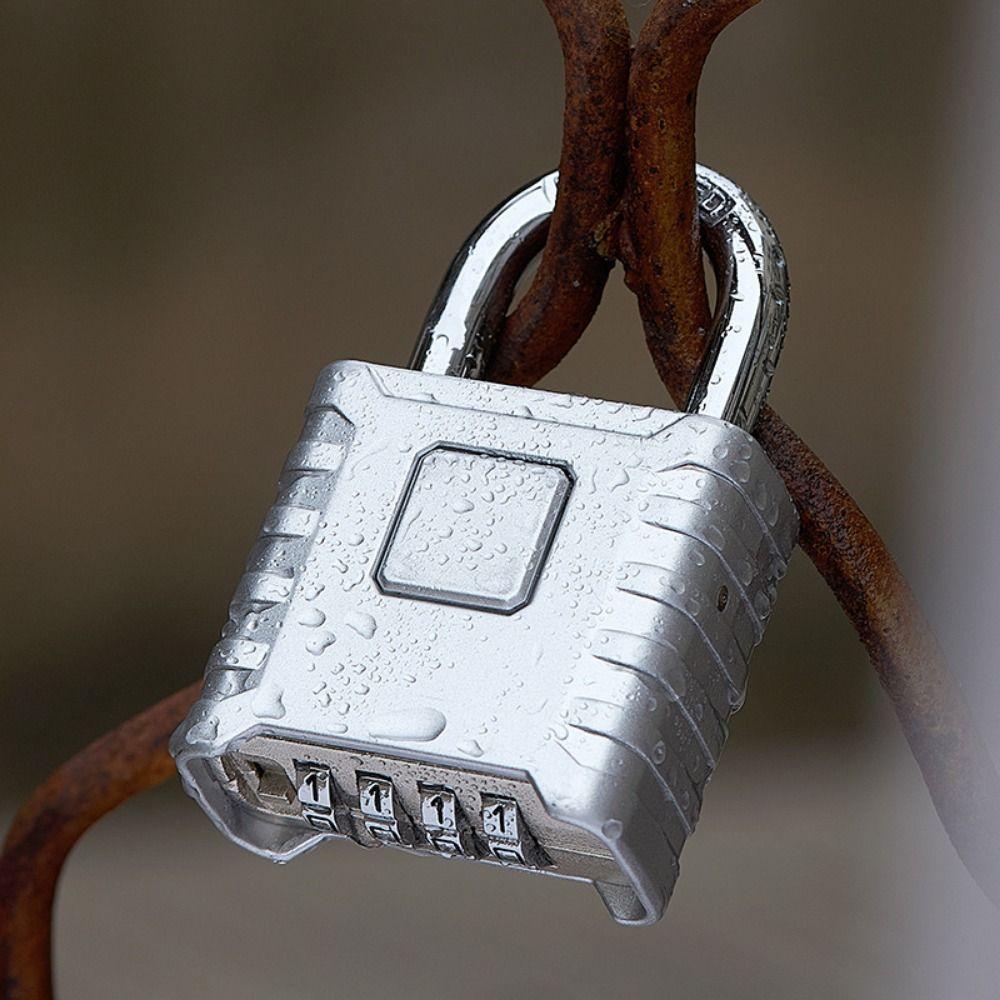 Waterproof Password Code Locks Zinc Zinc Alloy Drawer Cabinet Lock Combination Padlock Gate Hasp Storage
