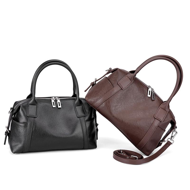 2026 New Fashi Tote Bost Bag Leather Women Bag Simplicity Handbag Solid Vintage Shoulder Messenger Bag for Ladies Large