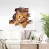 Cute Cat Wall Sticker Removable Adhesive for Kids Room Nursery Kindergarten Home Decor Wall Decals