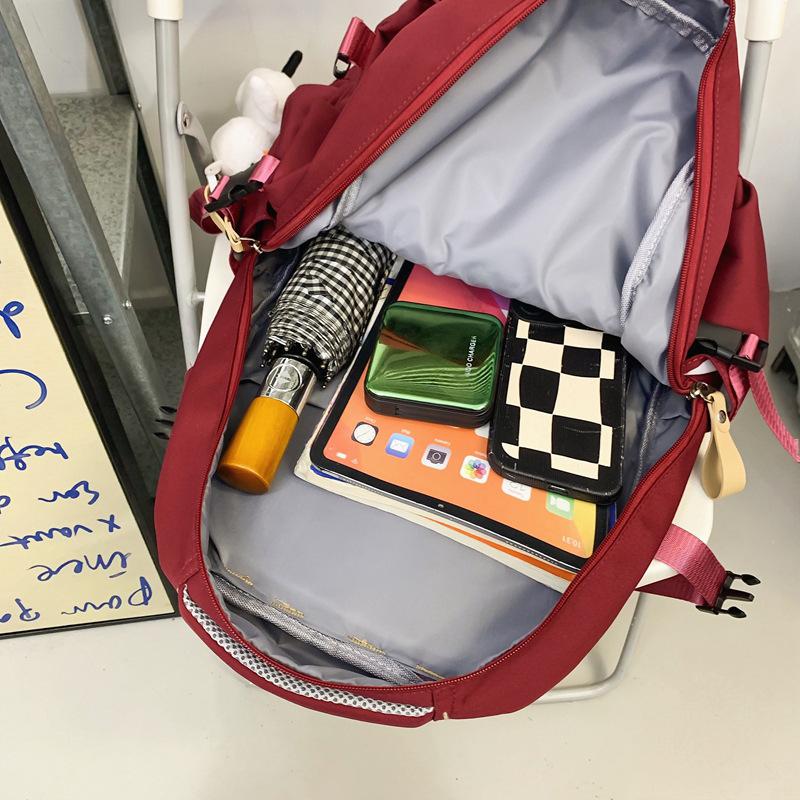 2025 new student schoolbag university female large capacity junior high school student schoolbag middle school student ins high quality backpack male