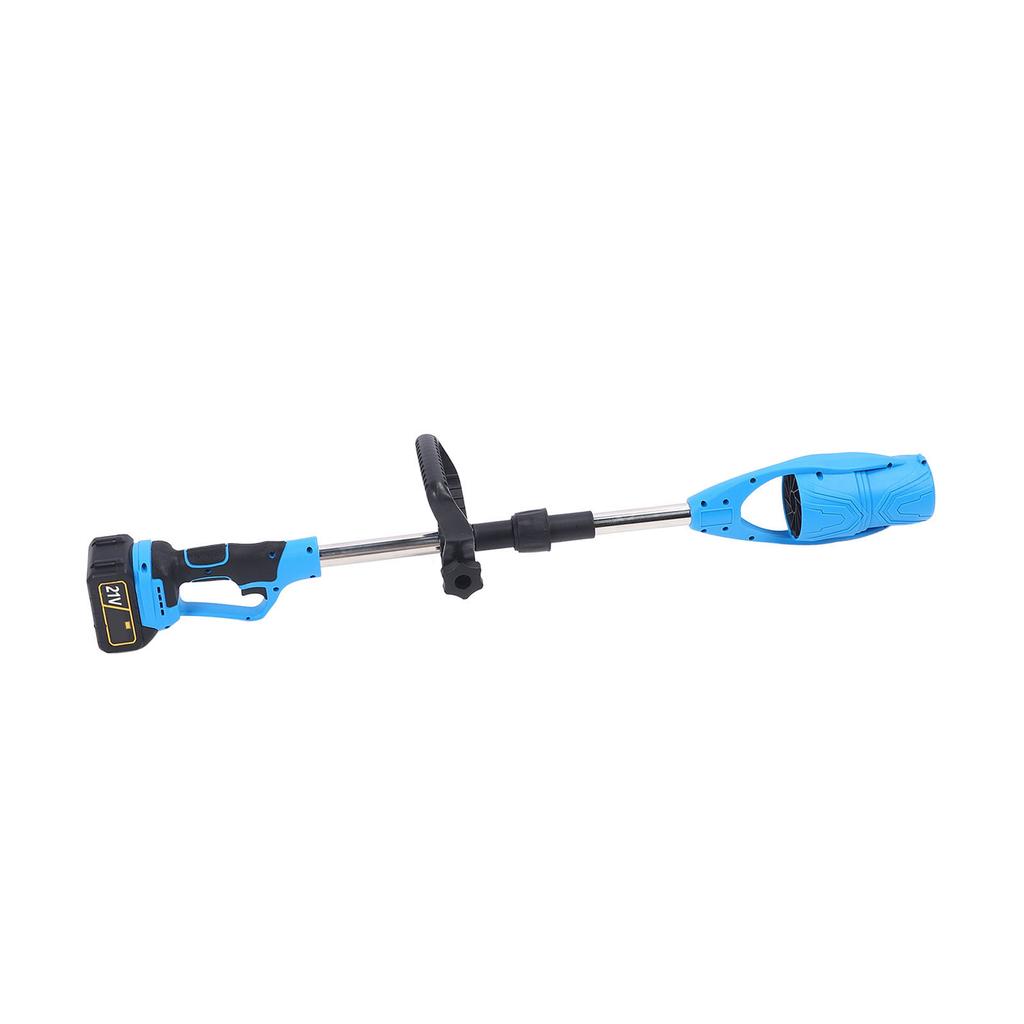 Cordless Leaf Blower 520 CFM 21V Electric Battery Powered Portable Foldable Cleaner for Lawn Patio Snow Blowing Blue US