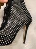 Summer Style Women's High-Heeled Lace-Up Mesh Roman Sandals