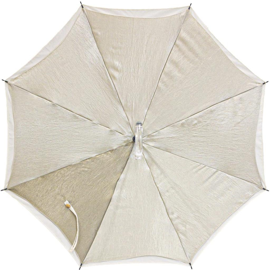 saKASA Champagne Reverse Folding Keeps You UV Highly Water Cute [CARRY Style] Umbrella, Dry, Protection, Repellent, Stylish, [Champagne Gold]