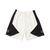 Li Ning Basketball Shorts Men's Ecru/Black Moderate Straight Fit Pants AAPS007-5