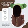 Unisex Winter Fleece Hooded Hat With Neck Warmer Face Cover Kids Adults Outdoor Cold Weather Protection