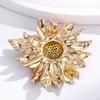 Sunflower Brooch Pin With Alloy Material For Fashion Casual And Gift Giving