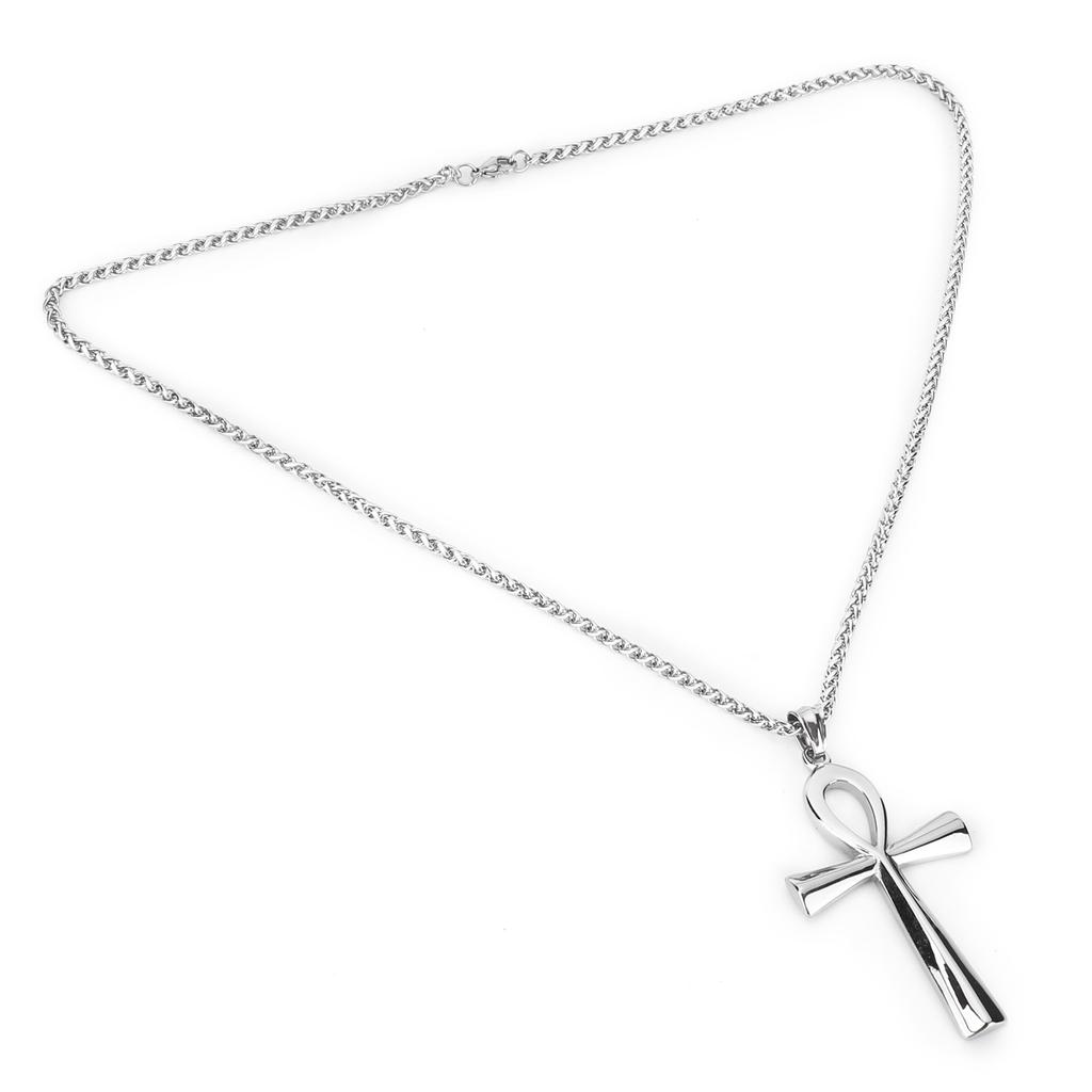 Men Stainless Steel Necklace Chain Exquisite Fashionable Pendant Necklace Accessory Gift
