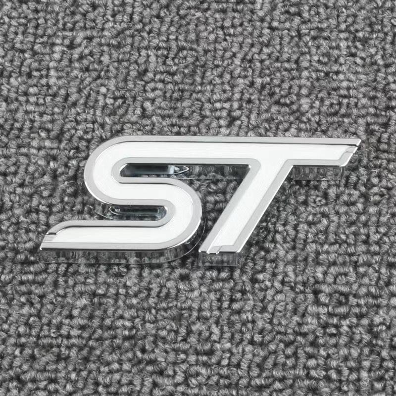 Универсальная автомобильная металлическая наклейка с сетчатым логотипом для модификации автомобиля Sport ST Logo подходит для нового Ford Mondeo Fox Carnival