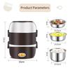 200W Portable Steaming And Cooking Hot Rice Equipment Multi Functional Electric Lunch Box Workers Heating Insulated Boxes