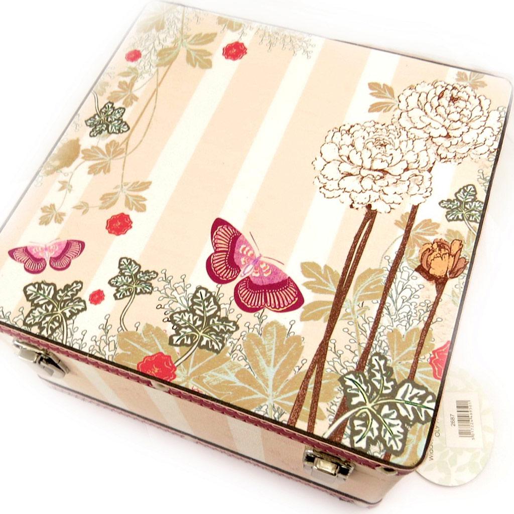 Les Trésors De Lily [L1945] - Set of 2 Trunks 'Belle Epoque' Taupe Pink Toy Boxes